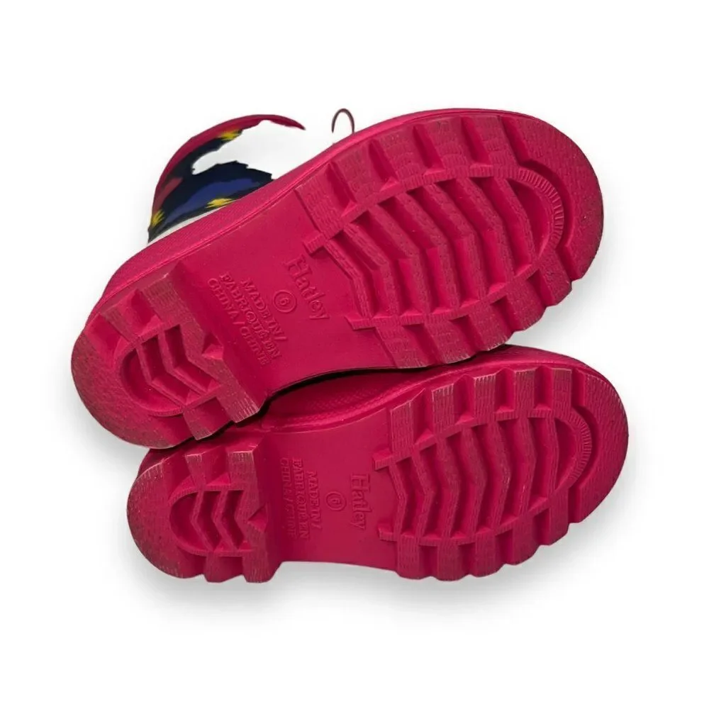 Hatley Lighting Clouds‎ Sherpa Lined Rain Boots F21LBK1569 Toddler 6